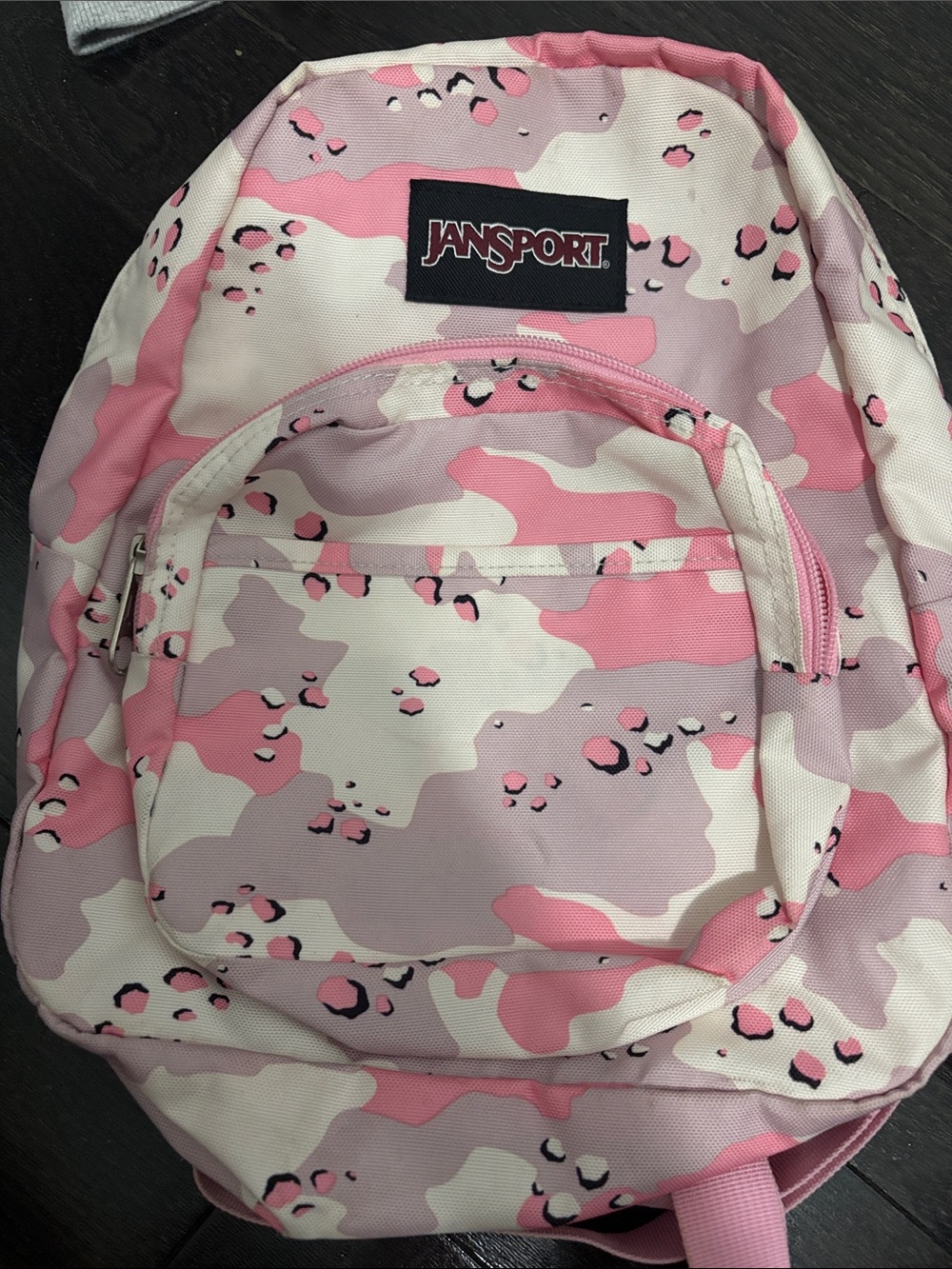 Jansport Pink Camo Kids Backpack mini